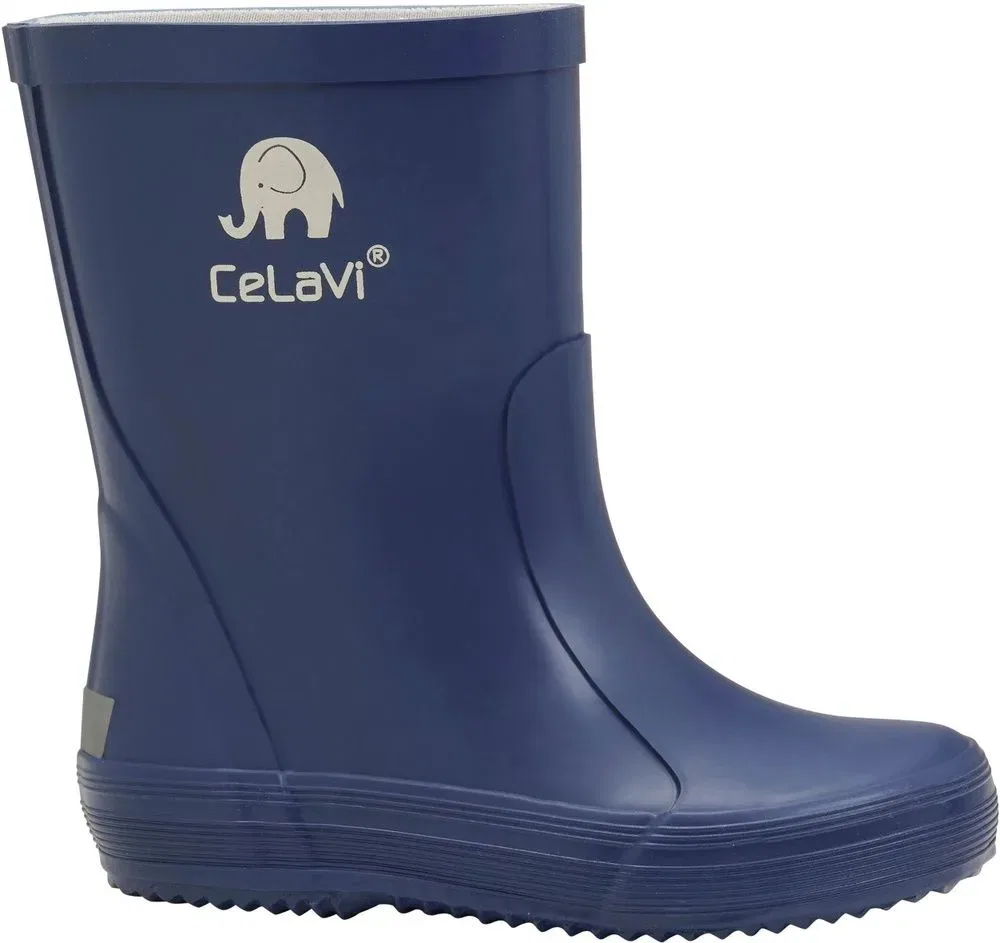 Резиновые сапоги Basic Wellies Solid Celavi, синий — фото 2