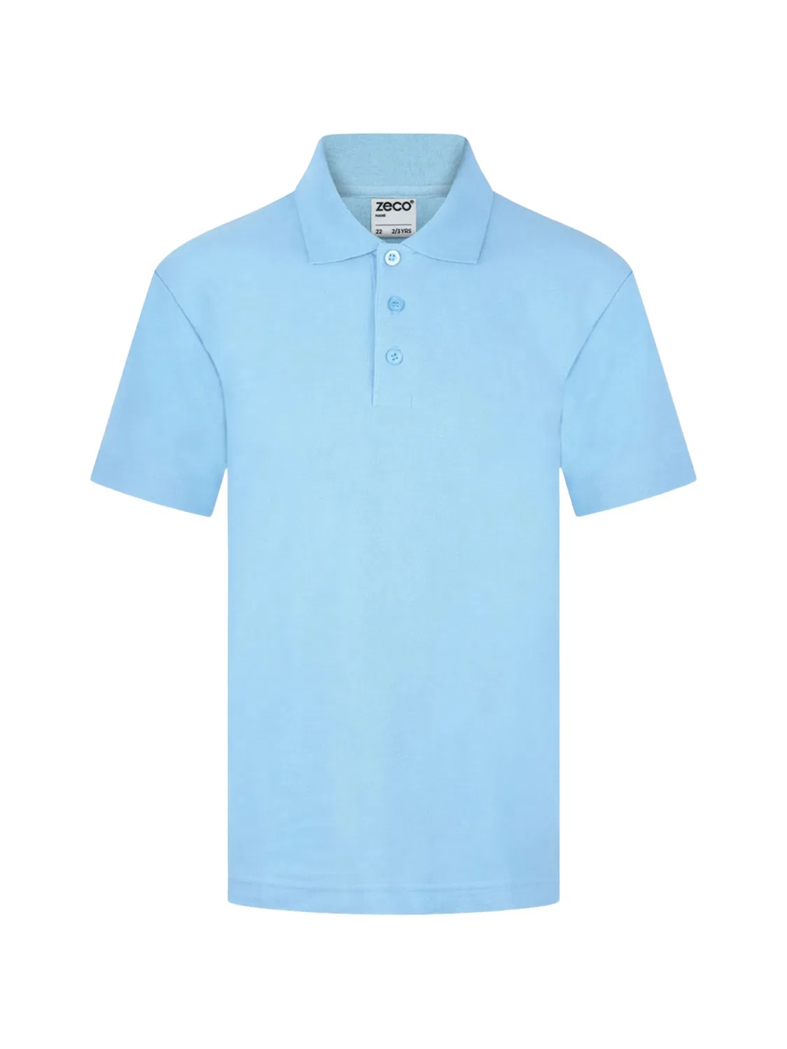 Рубашка поло с короткими рукавами Zeco Schoolwear Kids, синий