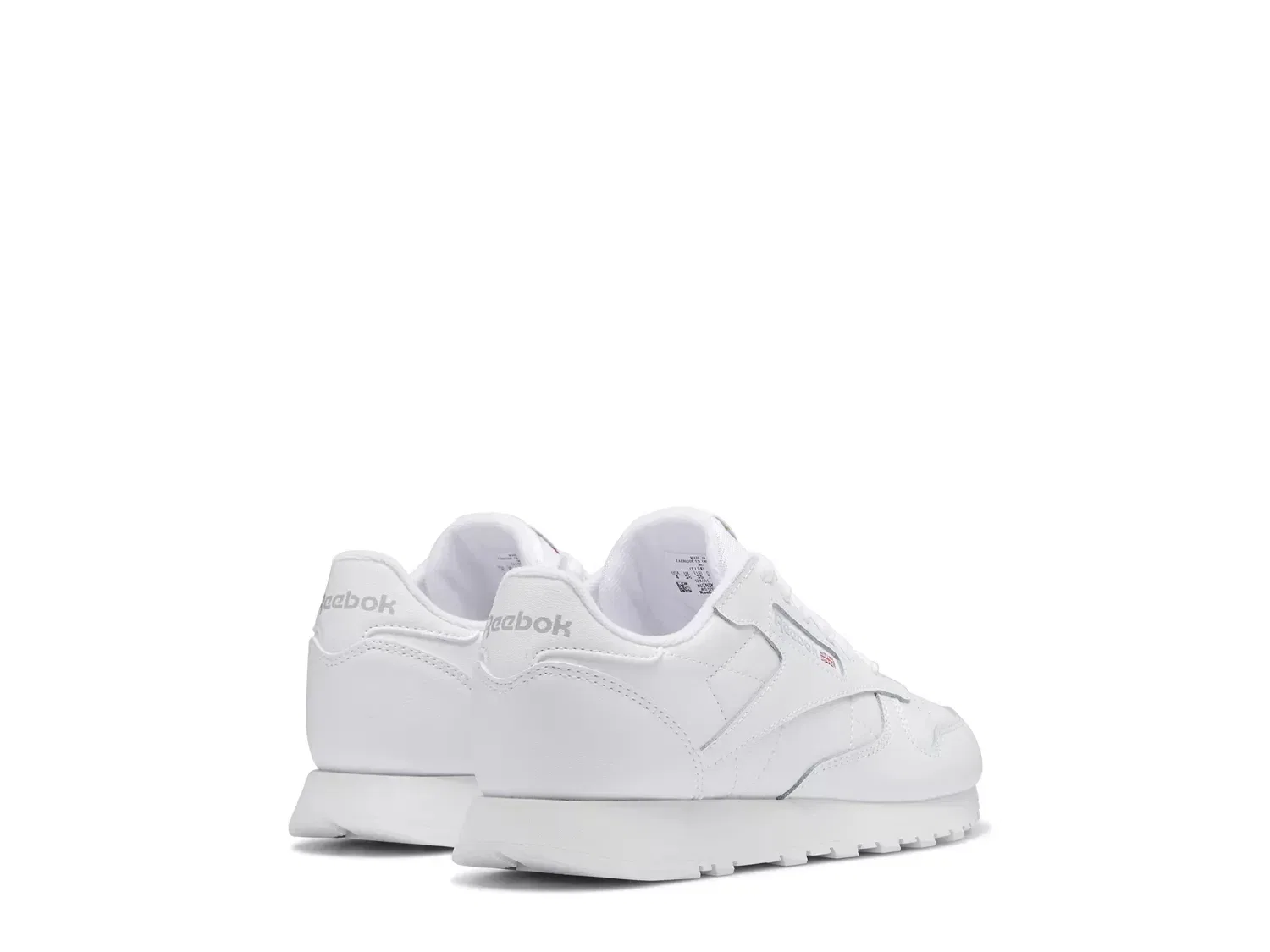 Кроссовки детские Classic Leather, Reebok, белый — фото 2