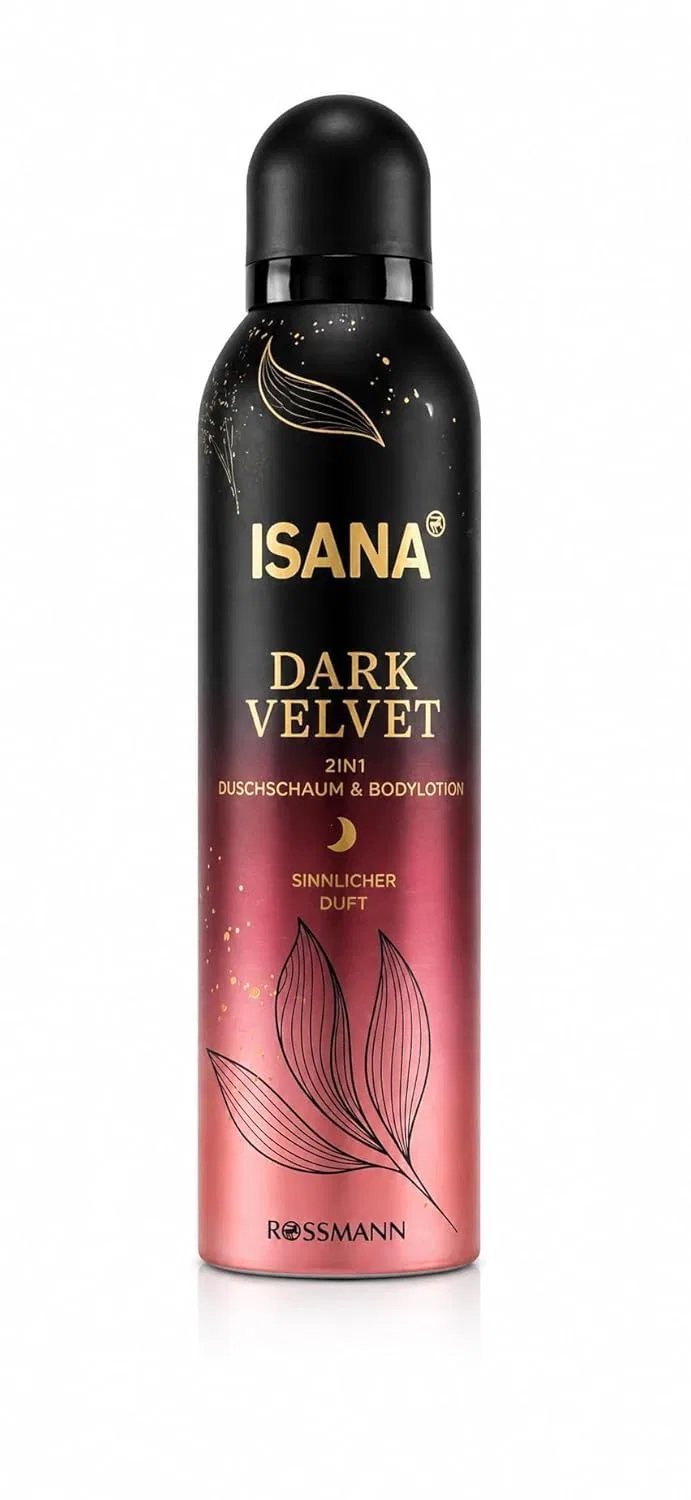 Душ-пенка и лосьон для тела 2в1 Dark Velvet, 200 мл Generisch