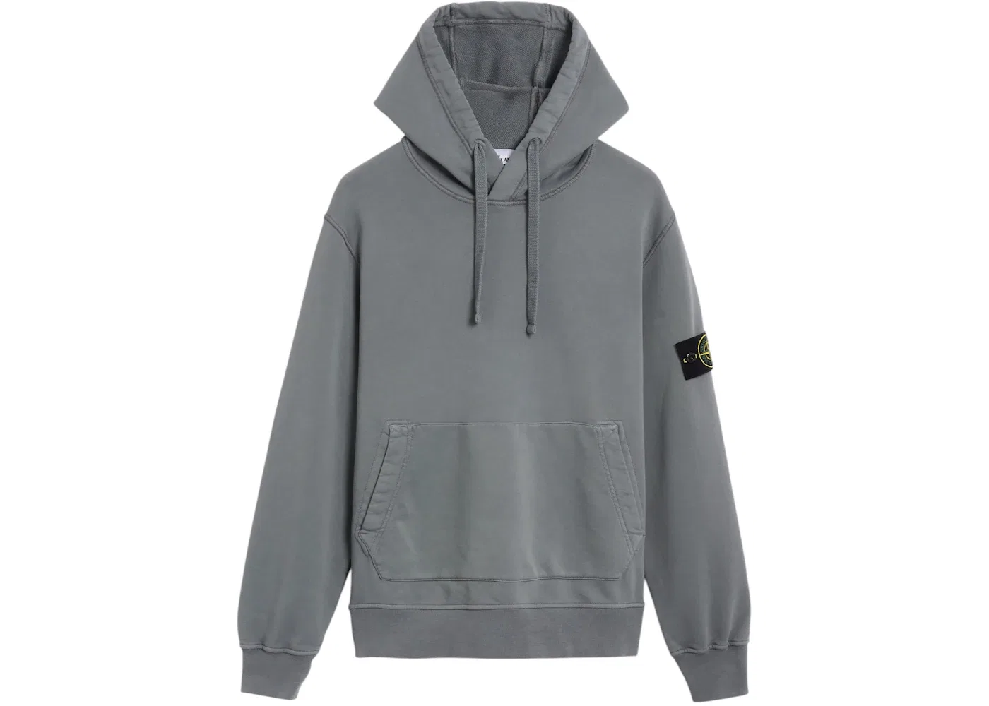 Мужской худи из органического хлопка с капюшоном Hooded Sweatshirt Stone Island, Gray