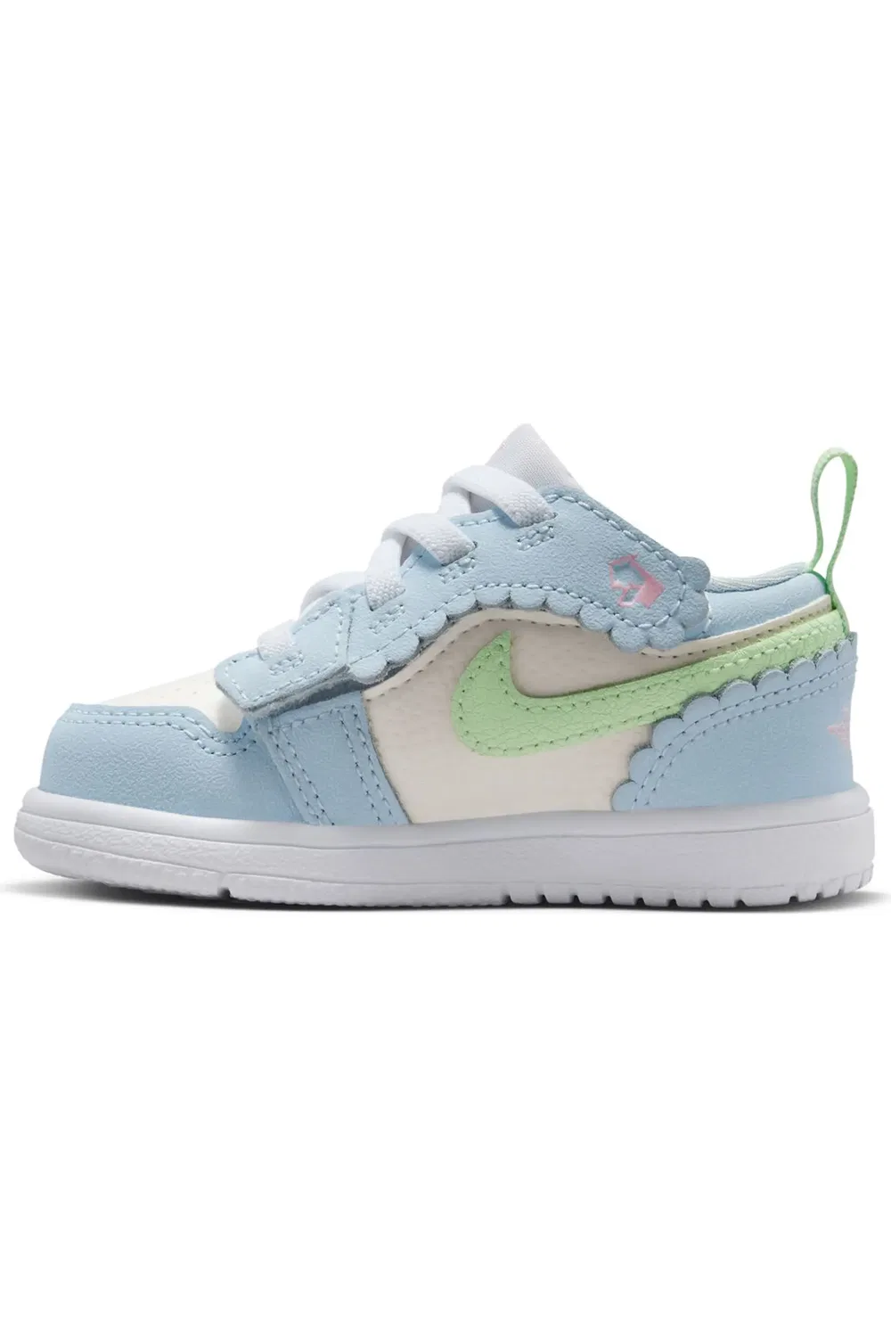 Кроссовки детские баскетбольные Air Jordan 1 Low Alt Jordan, Half Blue/Vapor Green/Sail — фото 3