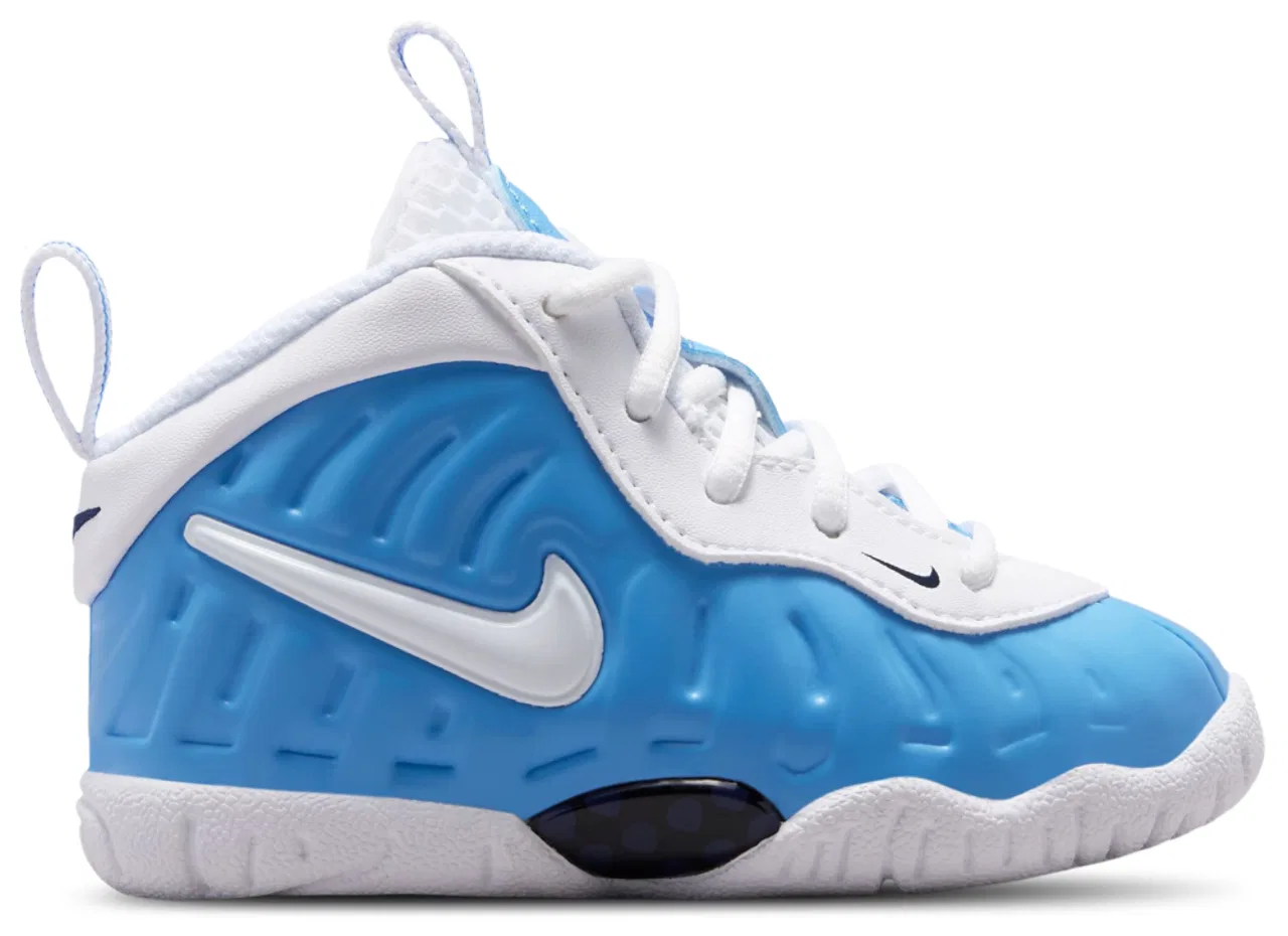 Детские кроссовки Little Posite Pro Nike, цвет University Blue/White/Midnight Navy