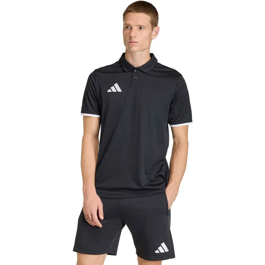 Мужское поло с коротким рукавом ENT26 adidas, Черный