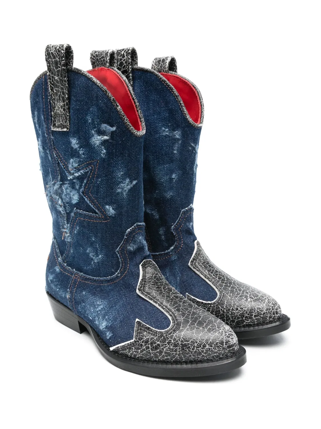 Ковбойские сапоги DSQUARED2, синий