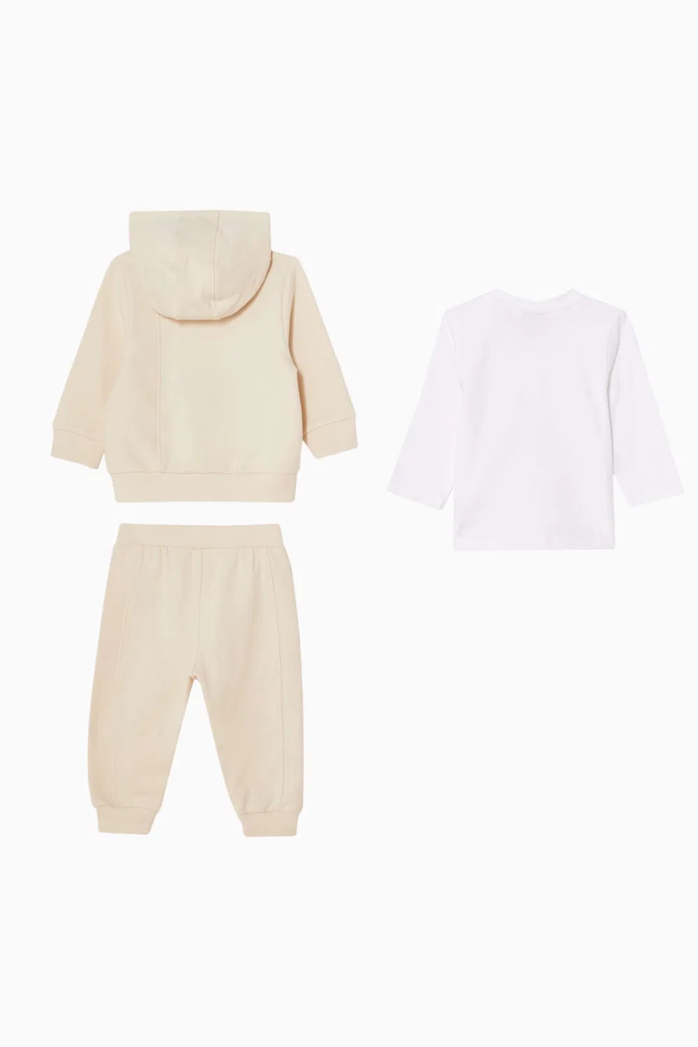 Комплект из 3 предметов хлопковый BOSS Kidswear, нейтральный — фото 3