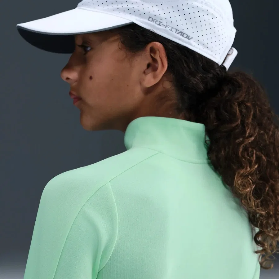 Детский свитшот с четверть-молнией Dri-FIT Nike, Синий — фото 4