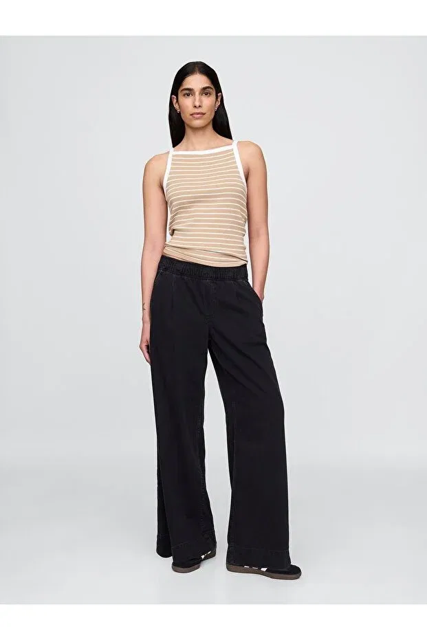 Женские джинсы свободного кроя Wide Leg Gap, Black