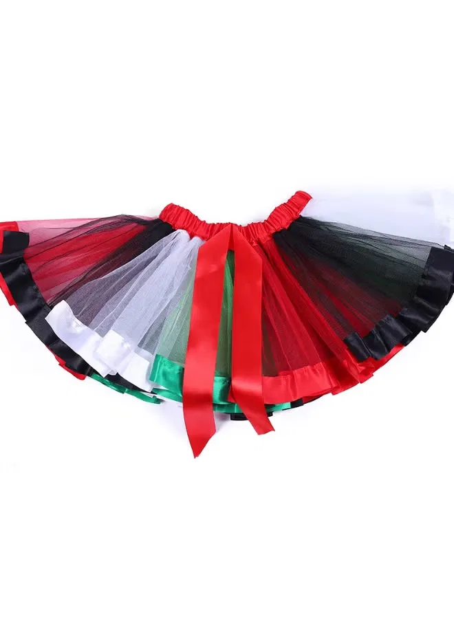 Комплект юбка-пачка с бантом для волос Uae National Day Tutu Skirt Daddy'S Angel, разноцветный — фото 3