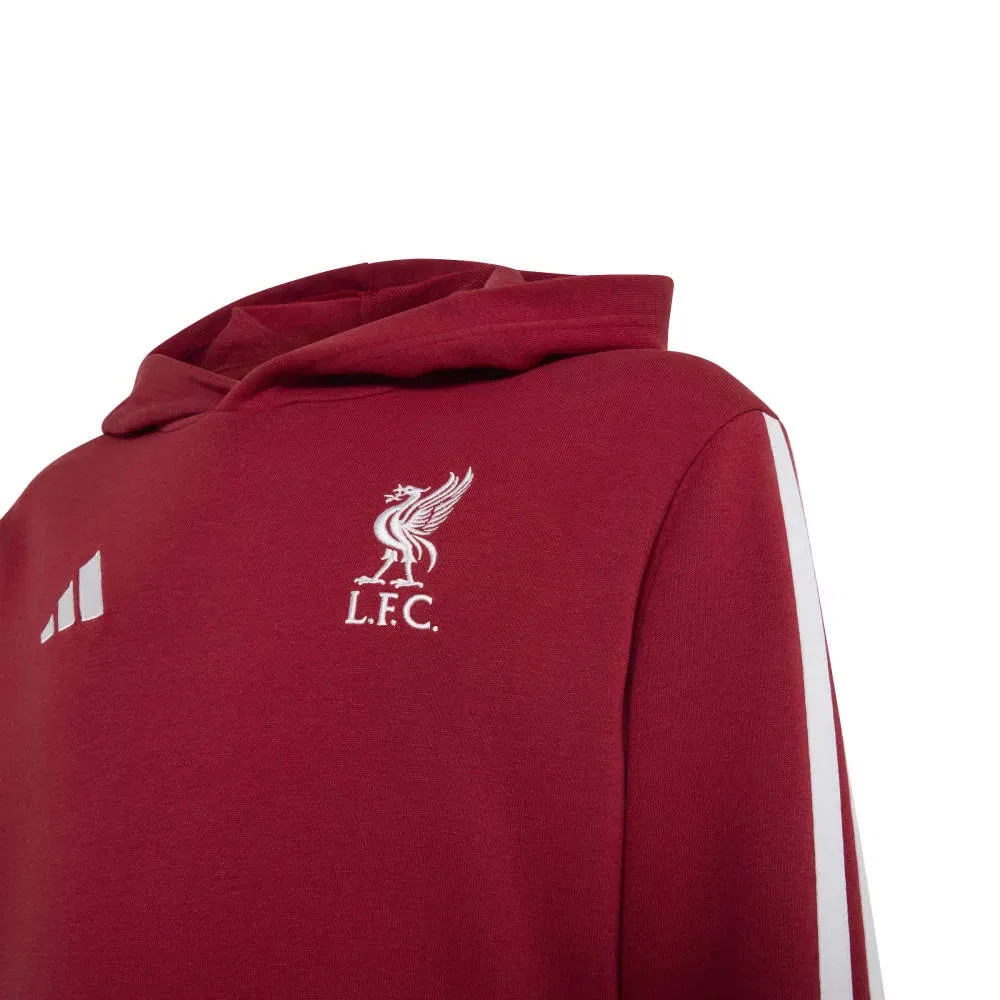 Детский худи для девочек с принтом Liverpool FC Adidas, Red — фото 4