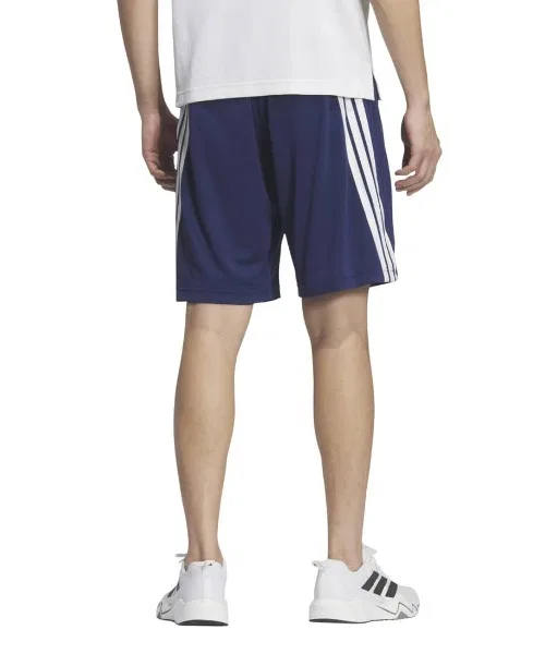 Мужские шорты с принтом Tech Essentials Cool Sensor Three Stripes Graphic Regular Fit, Adidas, Dark Blue — фото 2