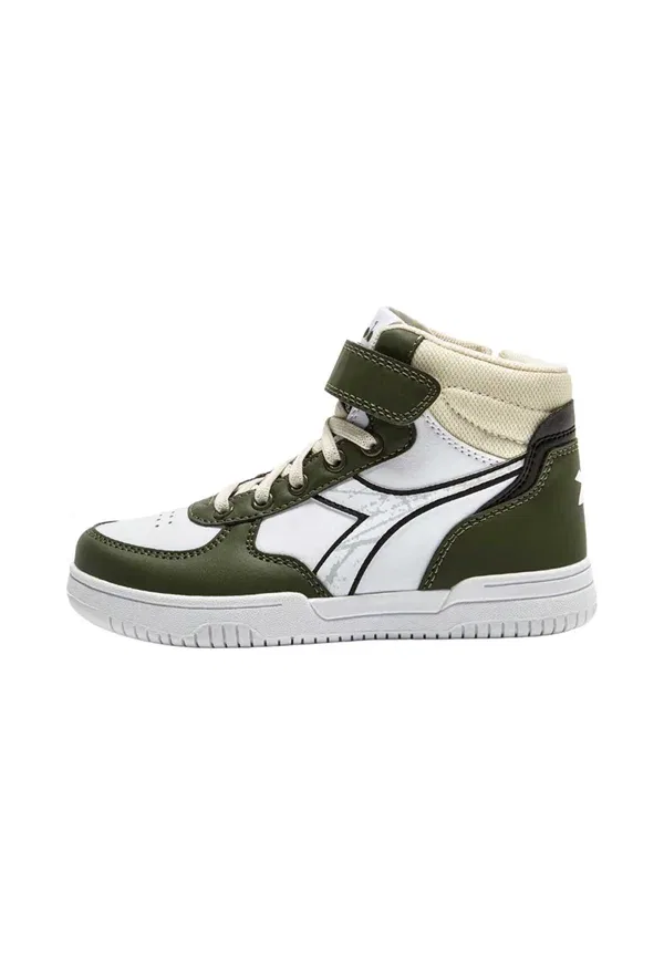 Кроссовки Raptor mid tartan ps 70229 var - высокие кроссовки Diadora, светло-серый