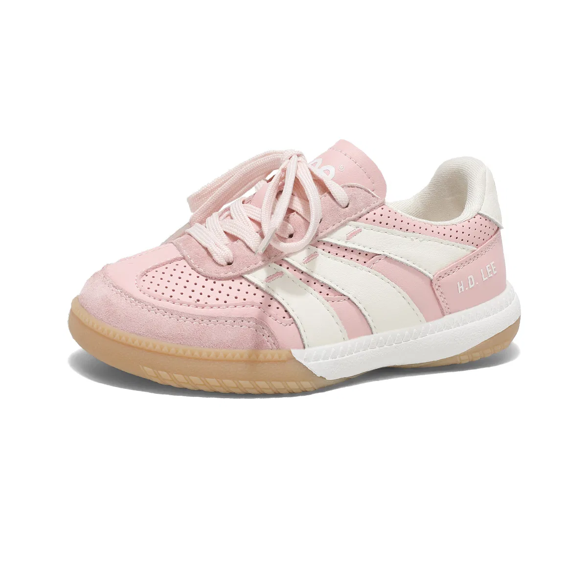 Детские кроссовки для скейтбординга с низким верхом Lee, Pink — фото 3