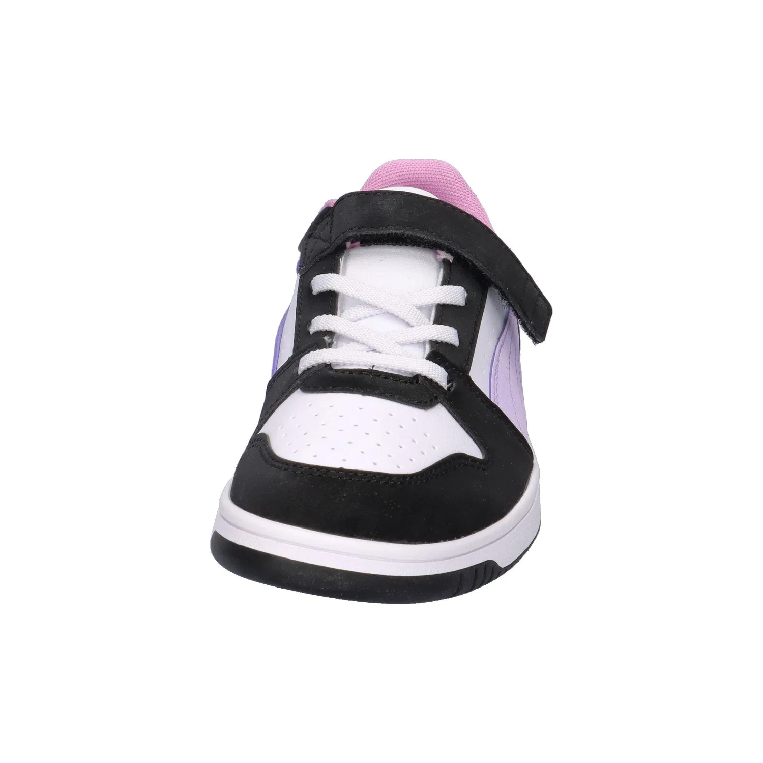 Детские кроссовки с пастельным градиентом Rebound Slam Lo Faded Glow Puma, Schwarz / Konigliches Lila — фото 3