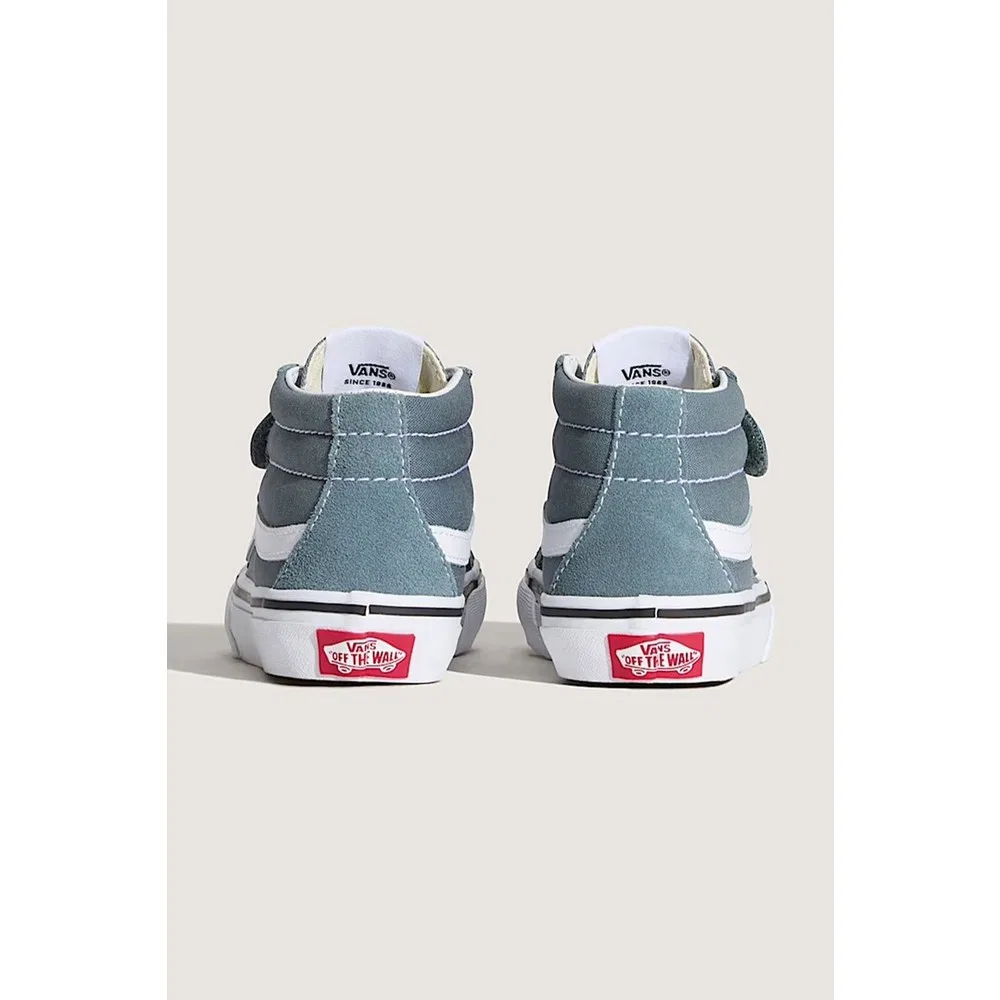 Детские кроссовки дышащие с шнуровкой и молнией Sk8-Mid Reissue V Vans — фото 2
