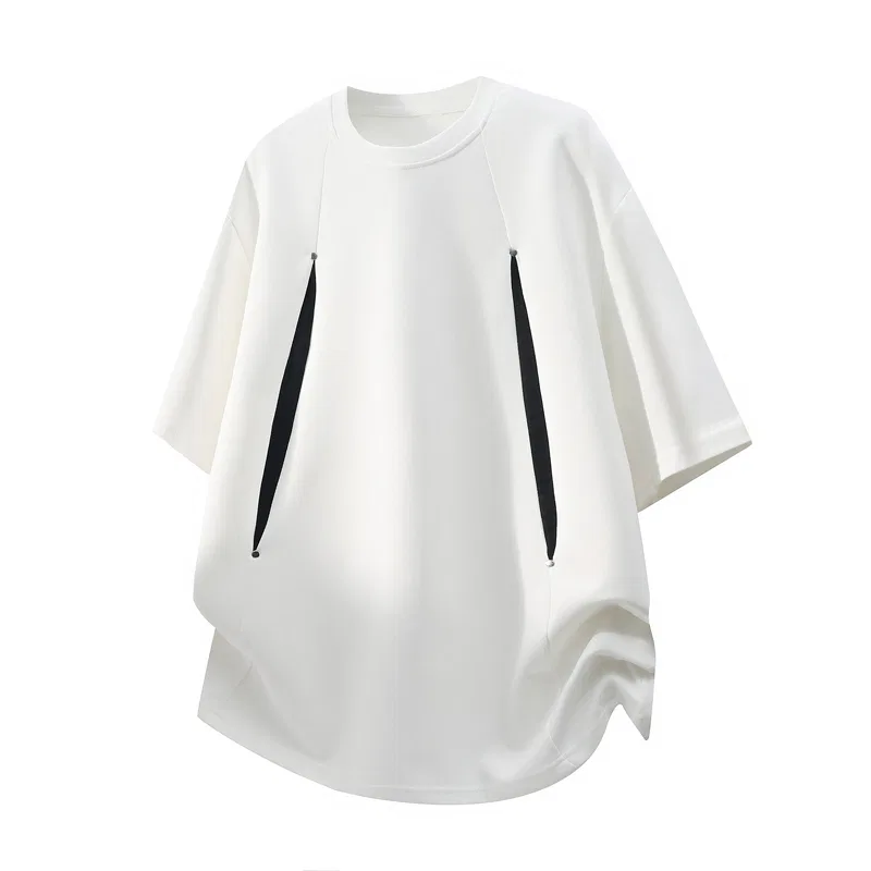 Детская футболка с круглым вырезом T Shirts Unisex Crew Neck Moderate, Sugarfunk, Upgraded Gray — фото 4