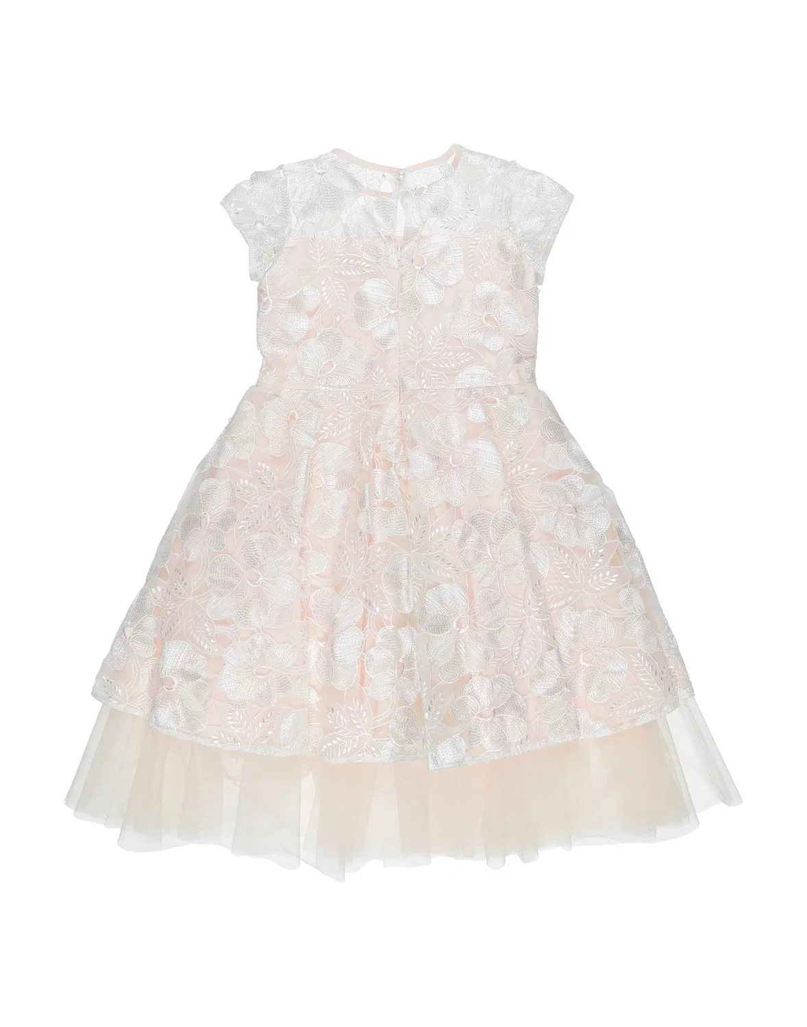 Детское платье для девочек с кружевом Aletta, Light Pink — фото 2