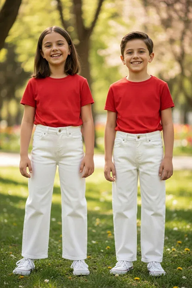 Детские брюки для девочек хлопковые Basics Asl Golf Club, White — фото 2