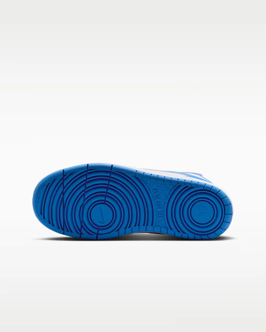 Кроссовки для детей постарше Nike Court Borough Mid 2, White/Blue Crystal/White/Blue Crystal — фото 2