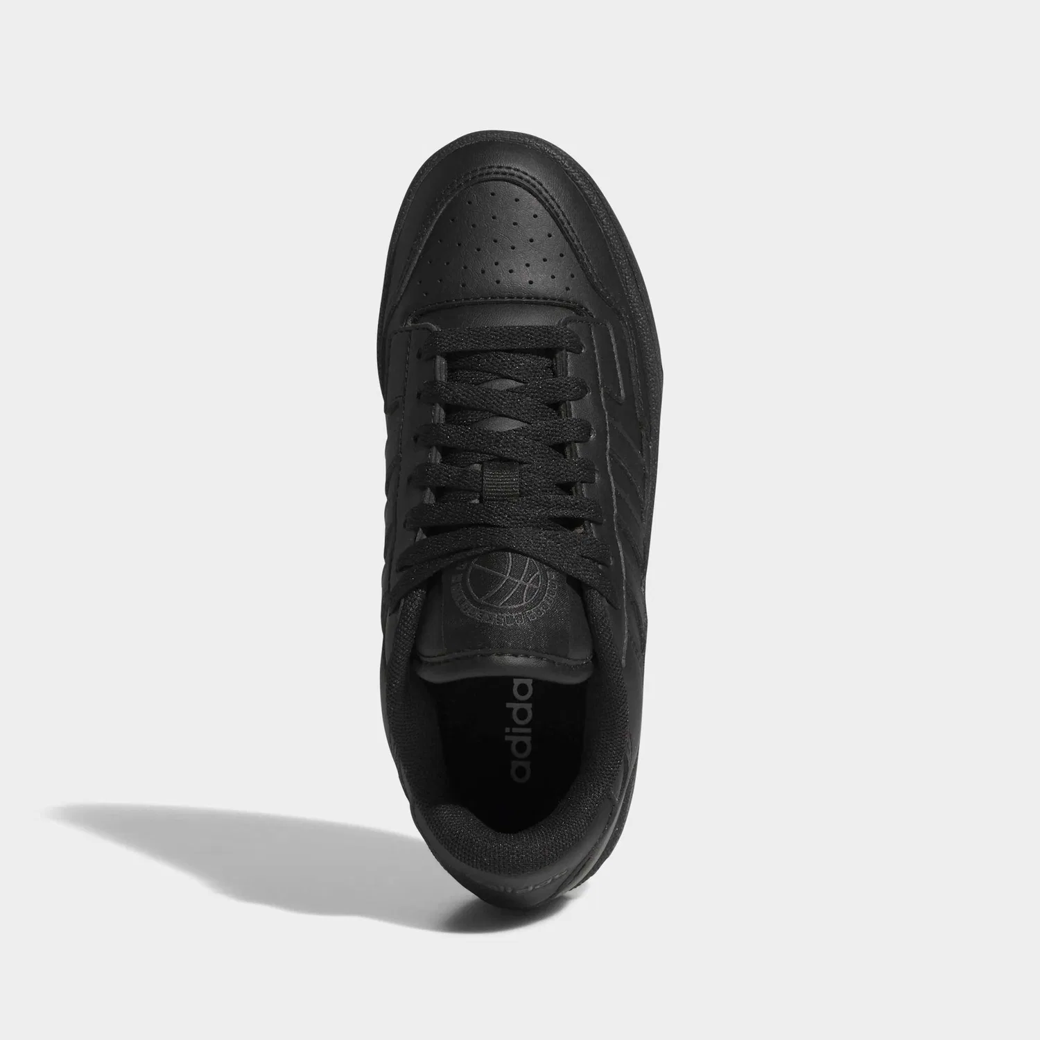 Детские кроссовки с тремя полосками Adidas, Core Black/Core Black/Carbon — фото 4