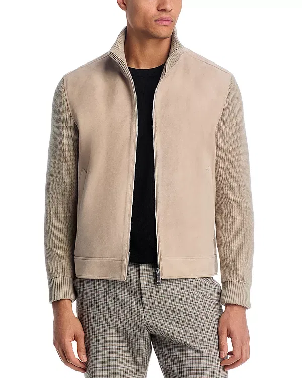 Мужская куртка с воротником-стойкой Maven Jacket Boss, Open White