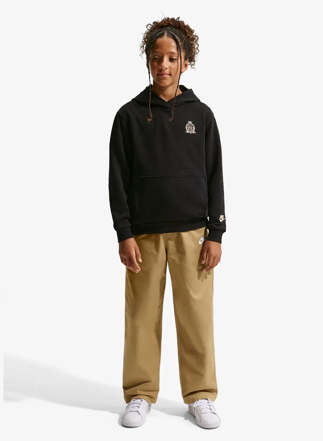 Худи из футера с карманом-кенгуру Youth NSW Club Nike, черный