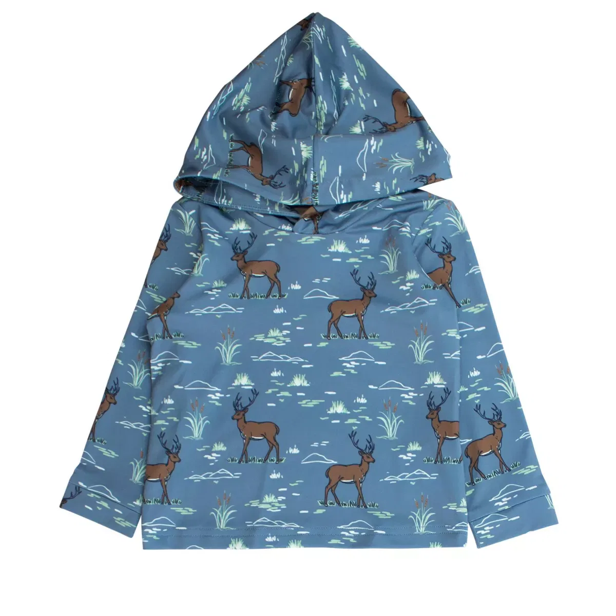 Детское худи с принтом Camo Catch RuggedButts, Sage Trail Camo