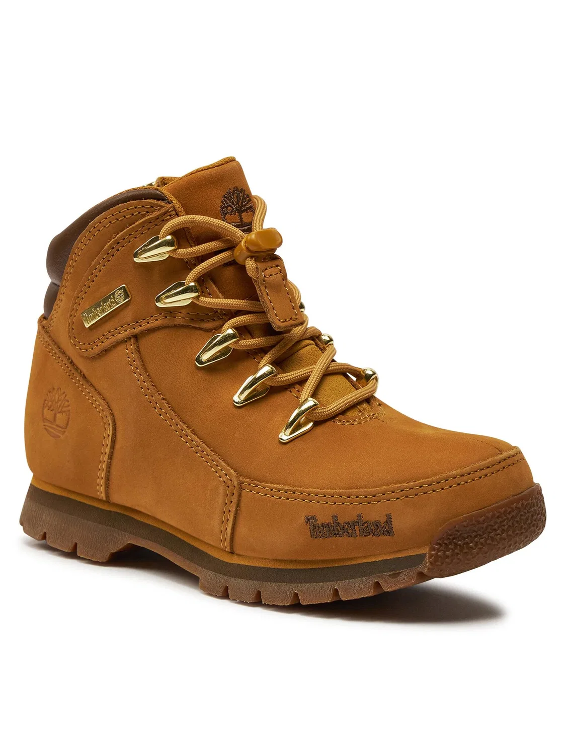 Ботильоны на шнуровке для мальчика Euro Rock Timberland, коричневый — фото 2