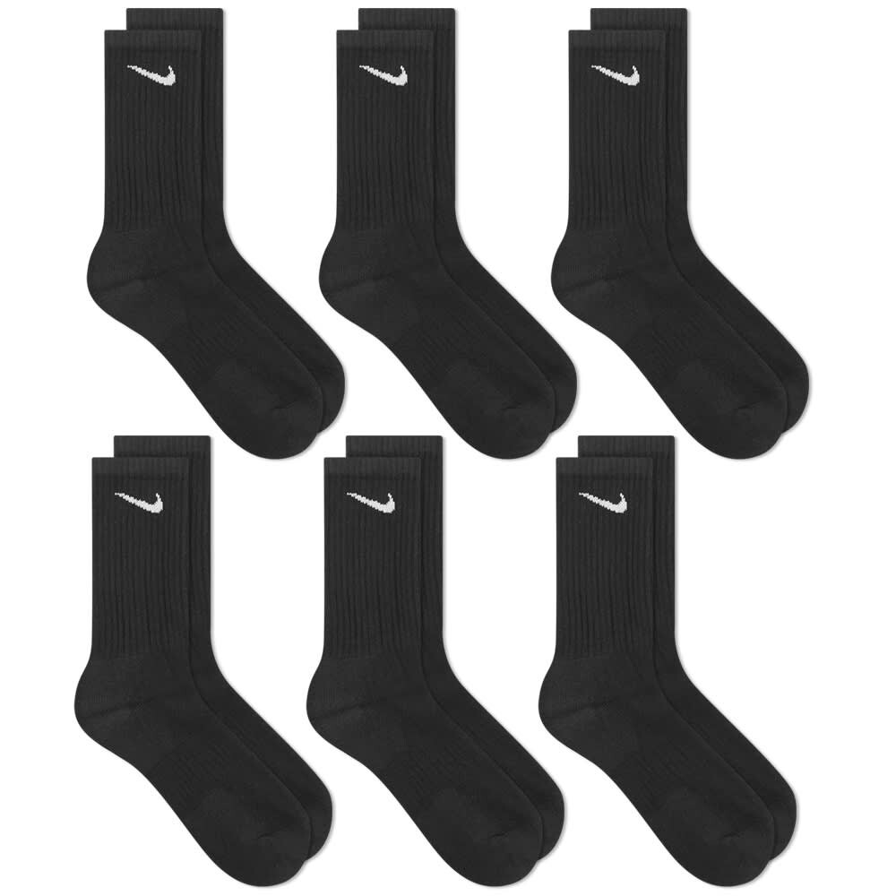 

Носки Nike Cotton Cushion Crew 6 Pack, черный