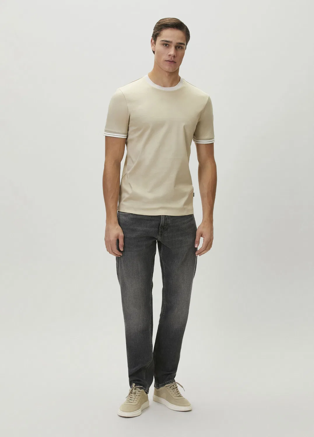 Футболка Slim Fit Boss, Bej — фото 2