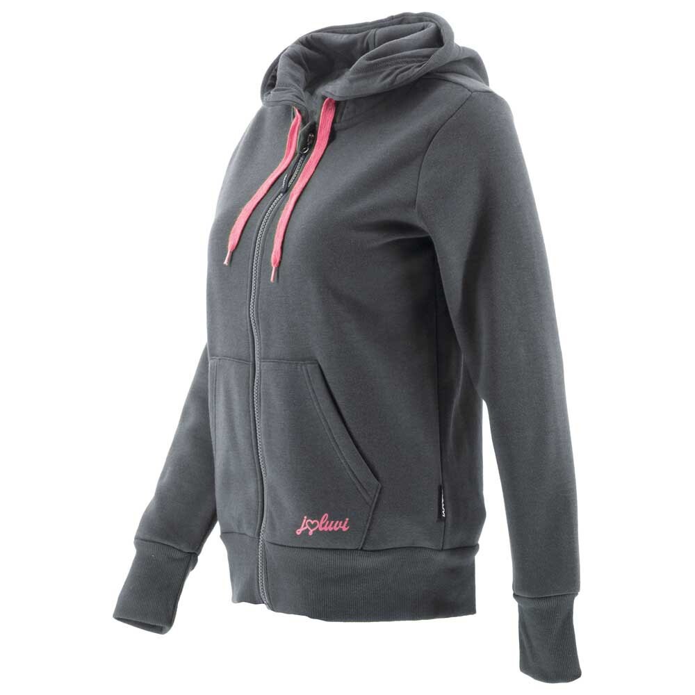 

Толстовка Joluvi Hoodie Full Zip, серый