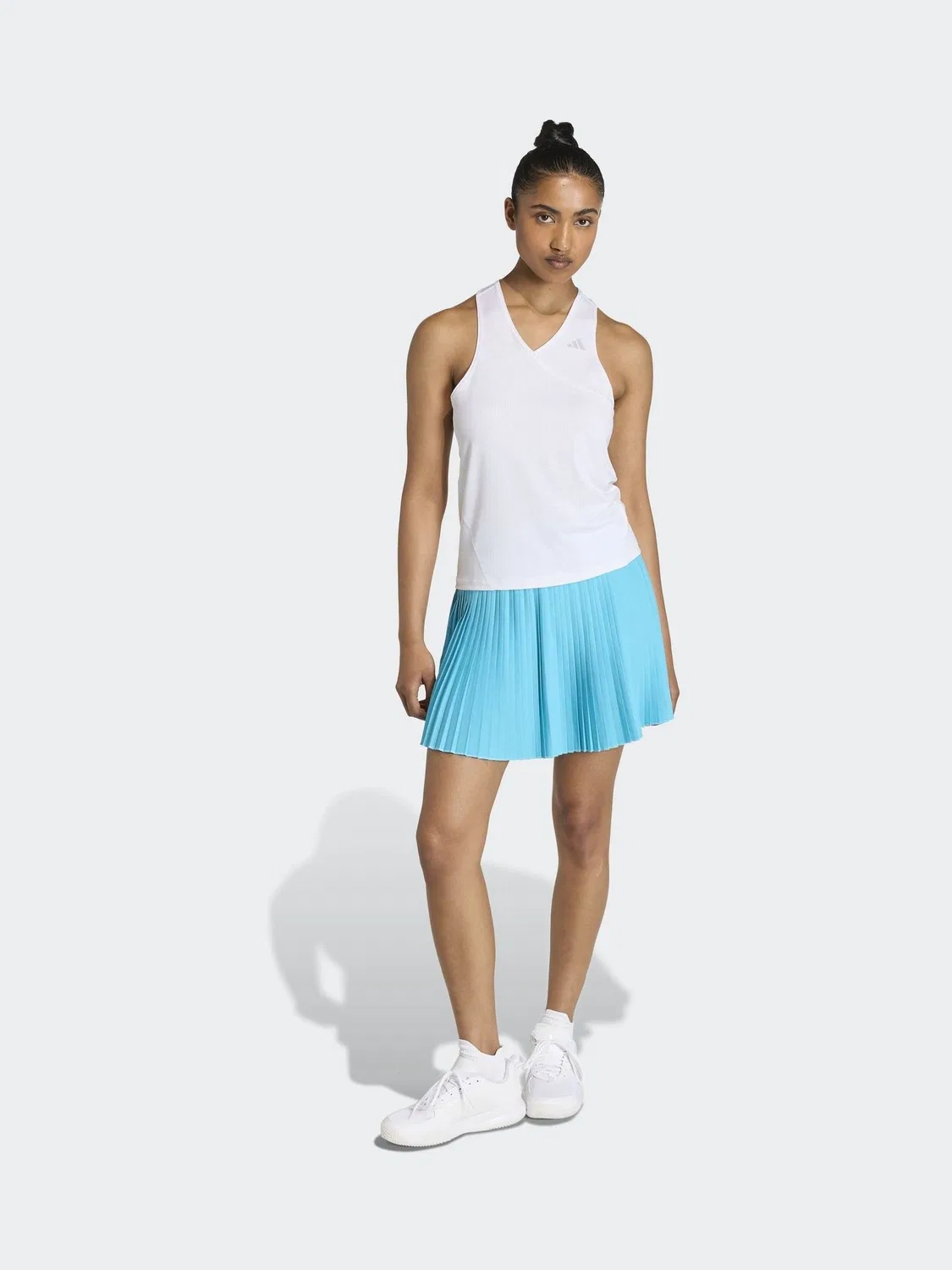 Топ теннисный Club Tennis Climàcool V-Neck adidas, белый — фото 3