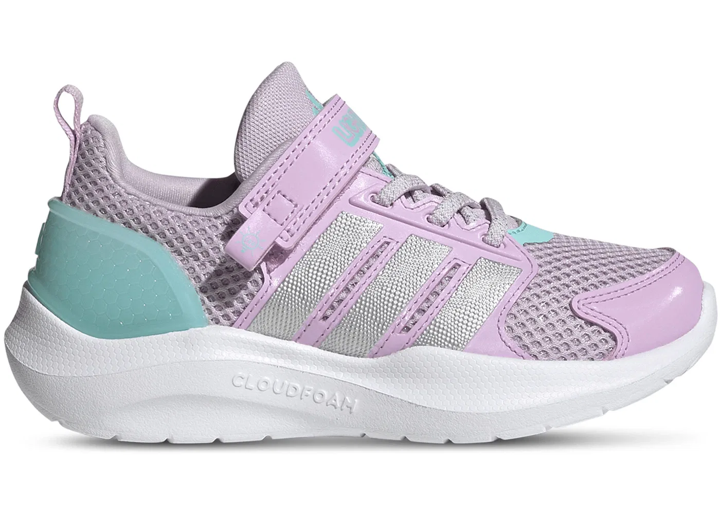 Детские кроссовки Lifestyle Lightorama Runner Adidas, Ice Lavender/Silver Metallic/Flash Aqua