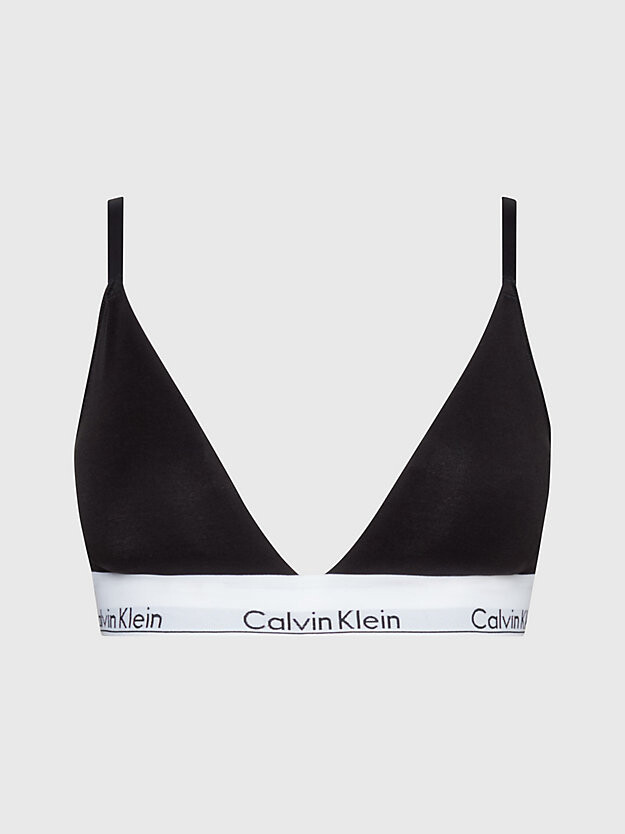 

Бюстгальтер с треугольными чашечками - Modern Cotton Calvin Klein, черный