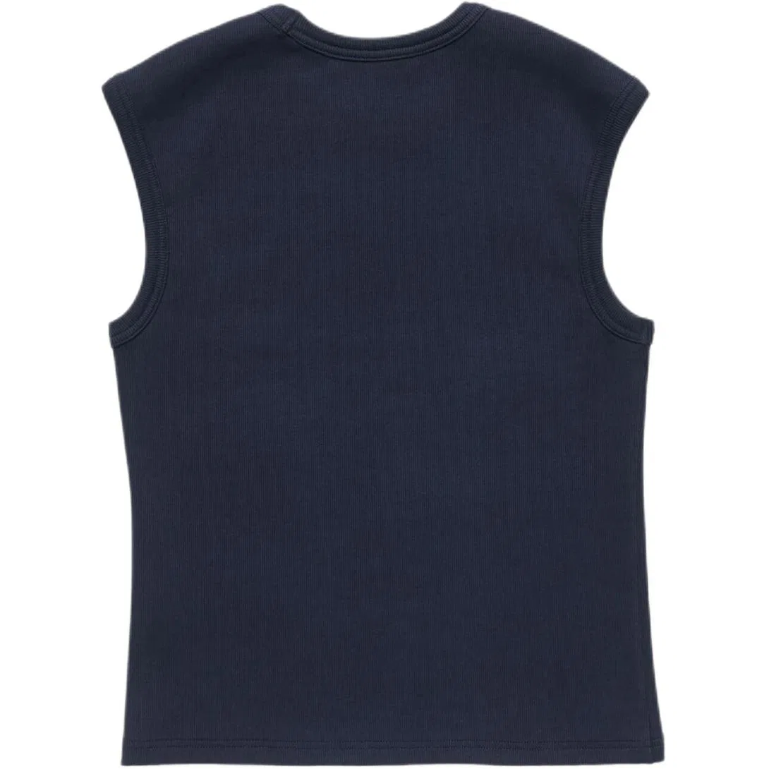 Мужская майка с круглым вырезом Marine Blue Acne Studios, Marine Blue — фото 3