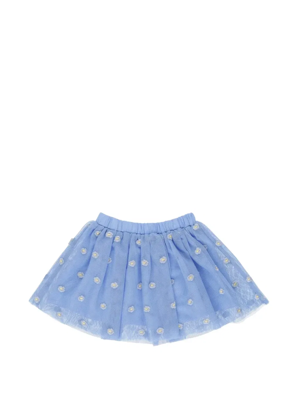 Тюлевая юбка с вышивкой Stella Mccartney Kids, синий — фото 2