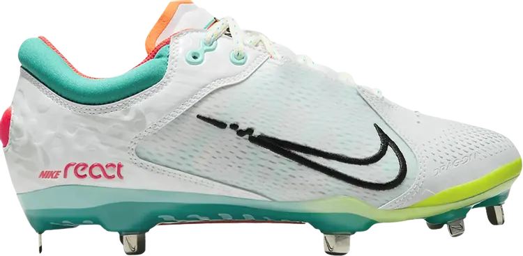 

Бутсы Nike Wmns Hyperdiamond 4 Elite 'White Turbo Green', белый