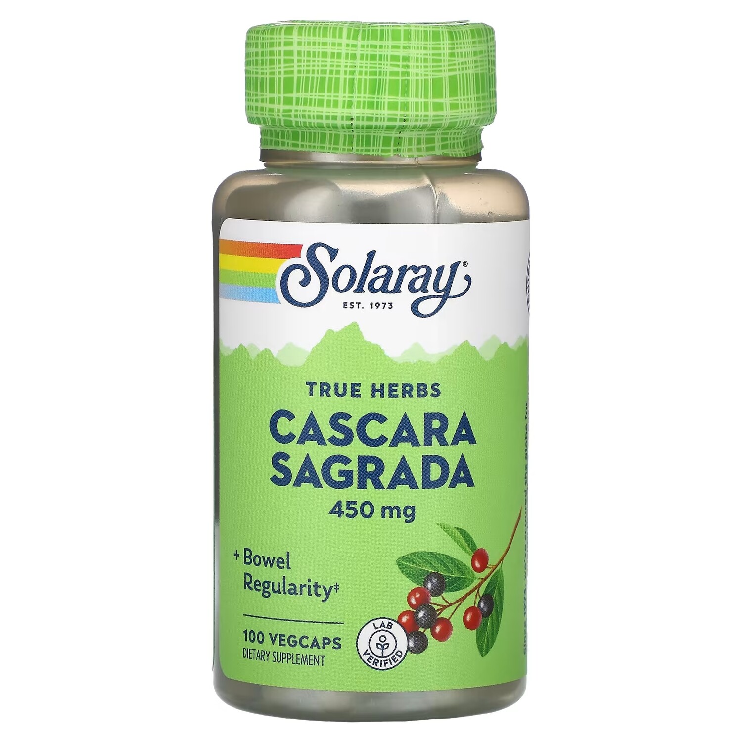 

Solaray каскара 450 мг VegCaps, 100 капсул