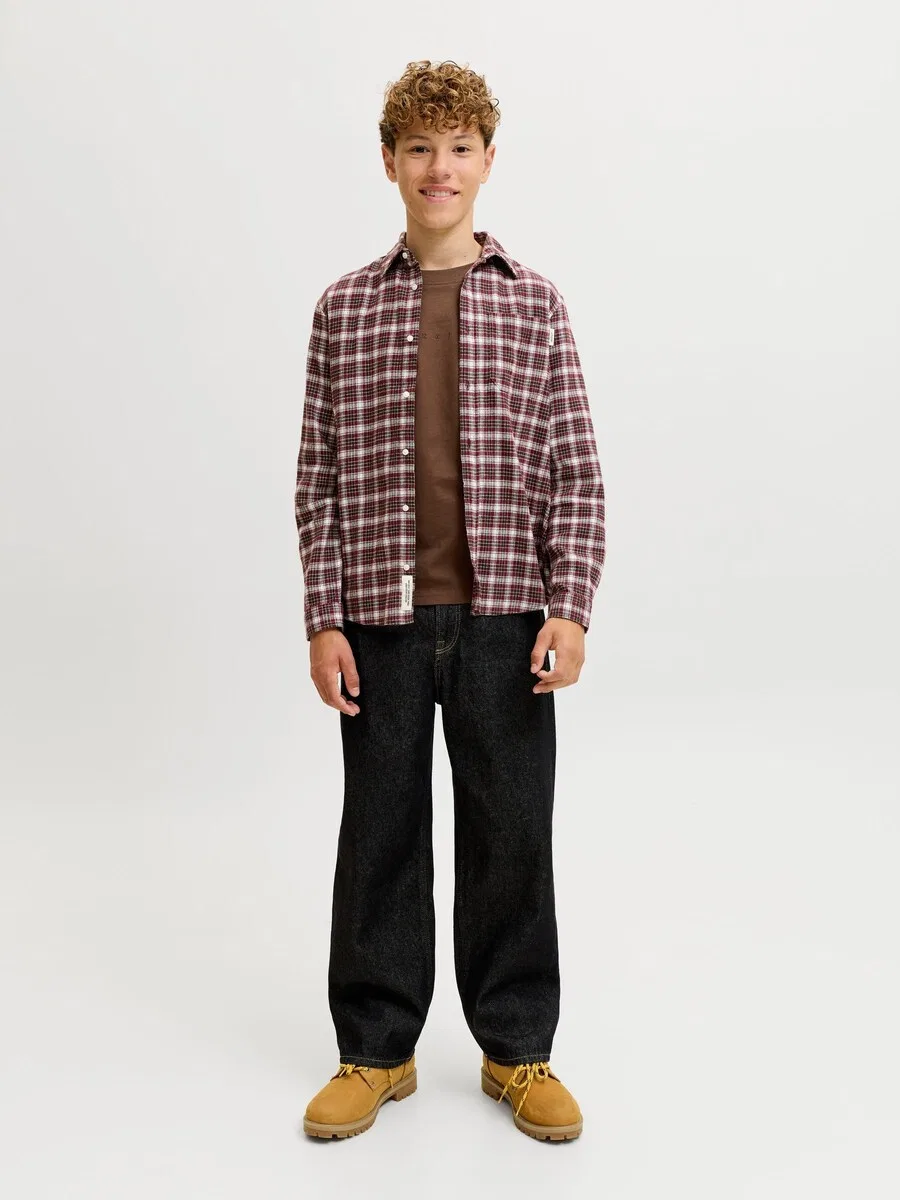 Детская футболка 'JJEStar' коричневого цвета Jack & Jones Junior — фото 4