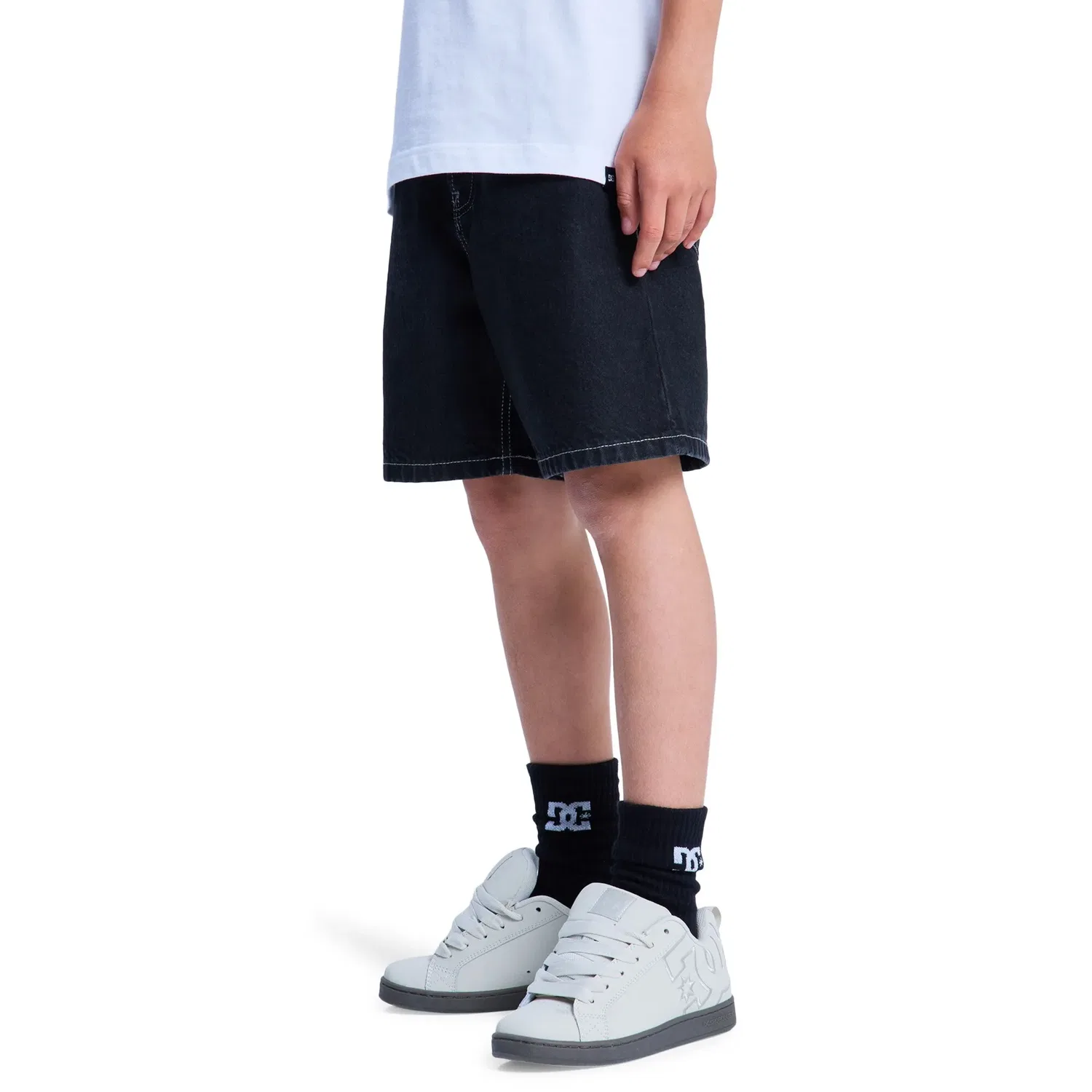 Детские шорты для мальчиков свободного кроя Baggy DC Shoes, Negro — фото 2