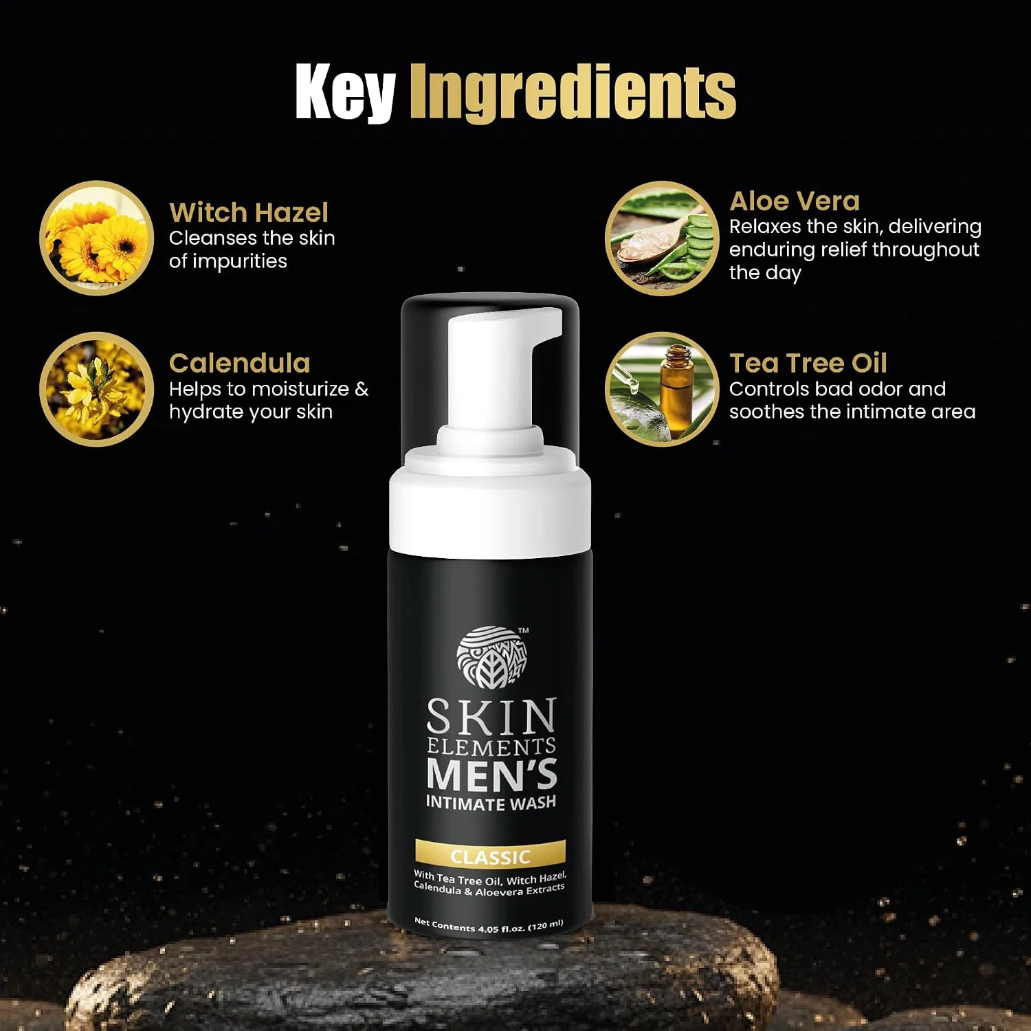 Пенка для душа Tea Tree Oil Skin Elements, 2 шт. по 120 мл, Синий — фото 3