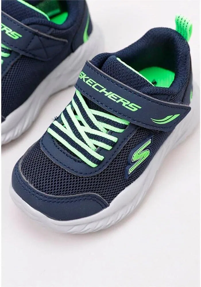Детские кроссовки для мальчиков Nitro Sprint Skechers, Navy/Lime — фото 2