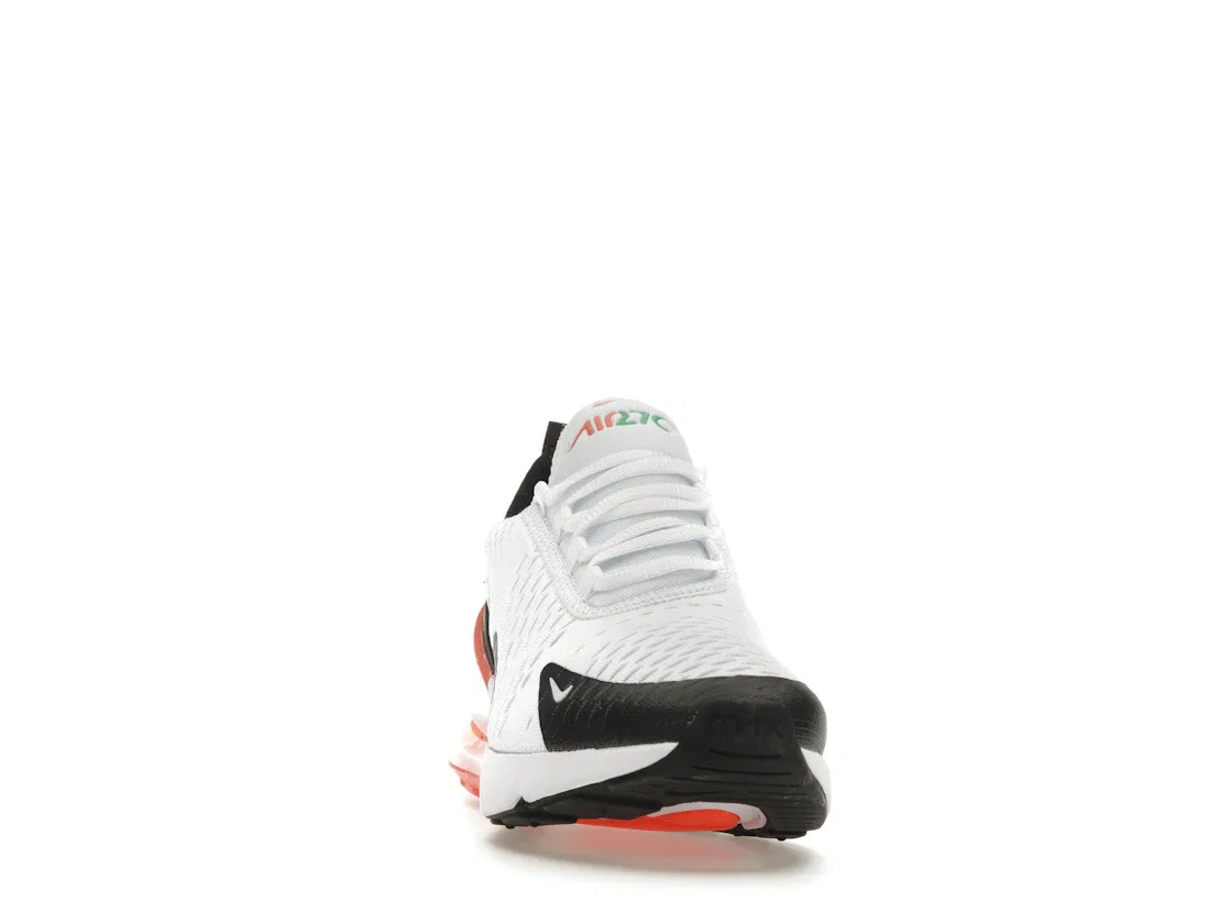 Детские кроссовки Lifestyle Nike Air Max 270, White/Stadium Green/Black/Turf Orange — фото 2