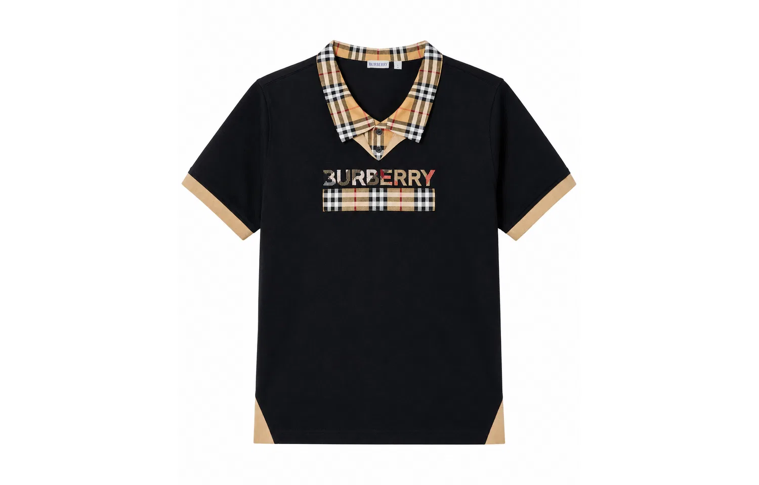 Женская футболка с логотипом Burberry, British Genuine-Black