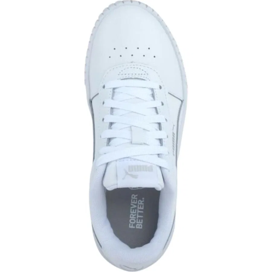 Детские спортивные кроссовки с технологией SoftFoam+ Puma Carina 2.0 Jr, Белый — фото 3