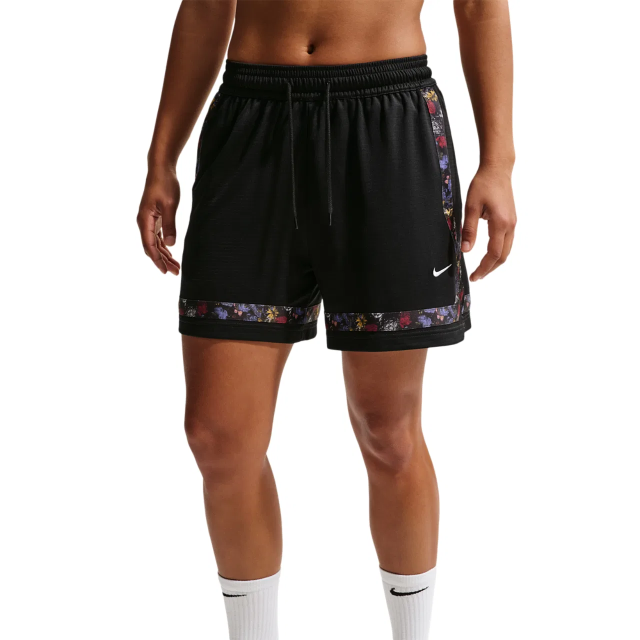Женские шорты Dri-FIT Crossover Seasonal Nike, черный/белый