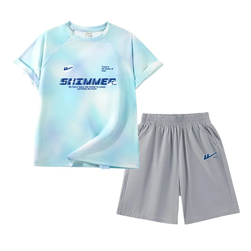 Детский спортивный комплект с принтом Warriors Blue Purple