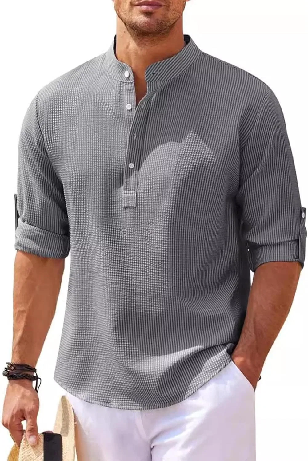 Мужская длинная футболка с влагоотводящей технологией, Dark Gray