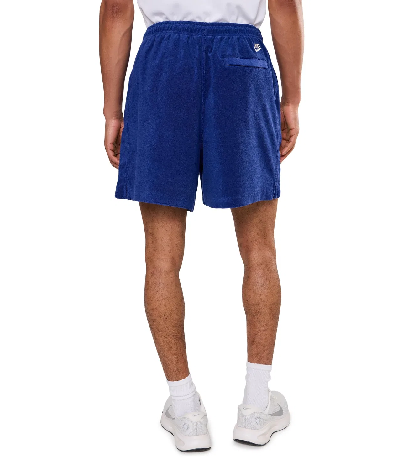 Клубные шорты из французской махровой ткани Nike, Deep Royal Blue/Soft Yellow/Soft Yellow — фото 4