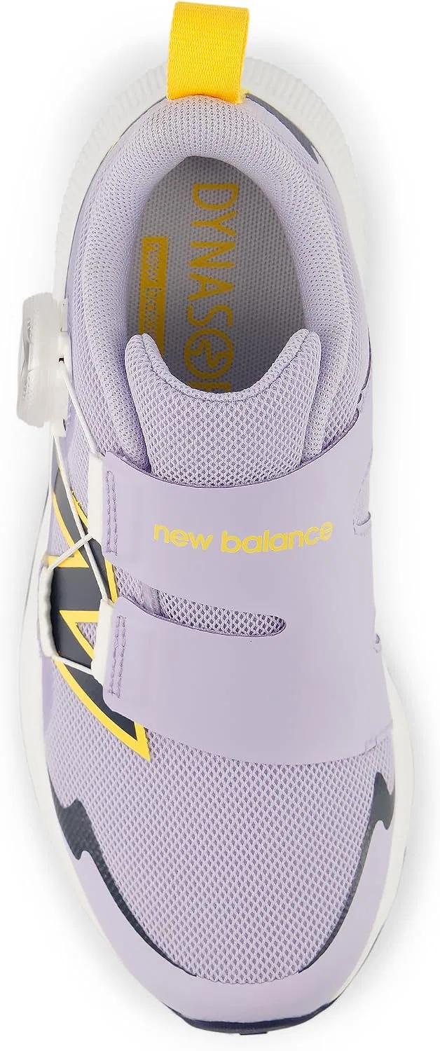 Детские кроссовки для девочек с технологией DynaSoft Reveal V4 Boa New Balance, Smoked Violet — фото 4